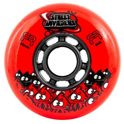 FR STREET INVADERS WHEELS 80mm Red