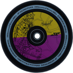 JP Samurai Pro skrejritenis Ritenis Dzeltens-violet