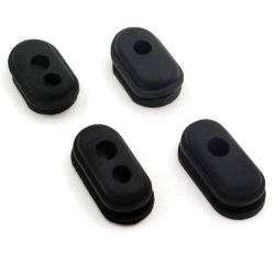 Set of rubber caps for Xiaomi Mi skrejriteniss- Melns