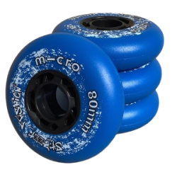 Micro Performance wheels 80mm 1 set Blue