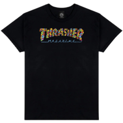 Thrasher T-shirt Smile by Spanky Black S size