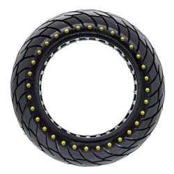 Ninebot Max G30 10X2.50 perforated tyre with Dzeltens dots