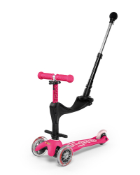 Micro Mini 3 in 1 Deluxe Plus skrejritenis Rozā
