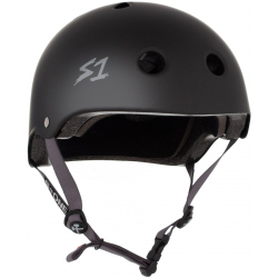 S-One V2 Lifer ķivere XL Melns Matt Pelēks Stramps