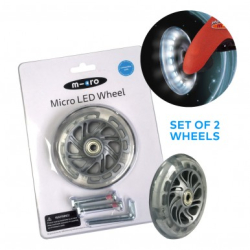 Micro Mini skrejritenis Riteņi Led lights