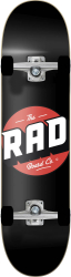 RAD Logo Complete Skateboard 8.125 Melns