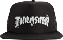Thrasher snapback Trucker Chains by Daniel Shepard Black
