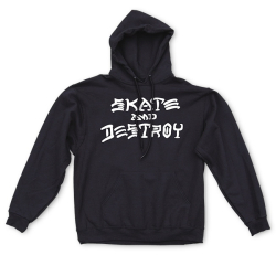 Thrasher Hoodie Skate and Destroy Black S size