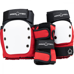 Pro-Tec Junior Street Gear Triple Aizsargu komplekts Youth Medium Sarkans-Black