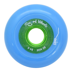 RECORD Riteņi Zils 80mm 1 set