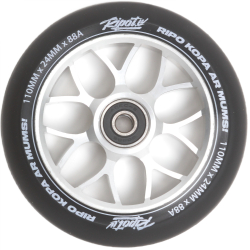 Ripot.lv Premium Pro Scooter ritenis 110mm Silver