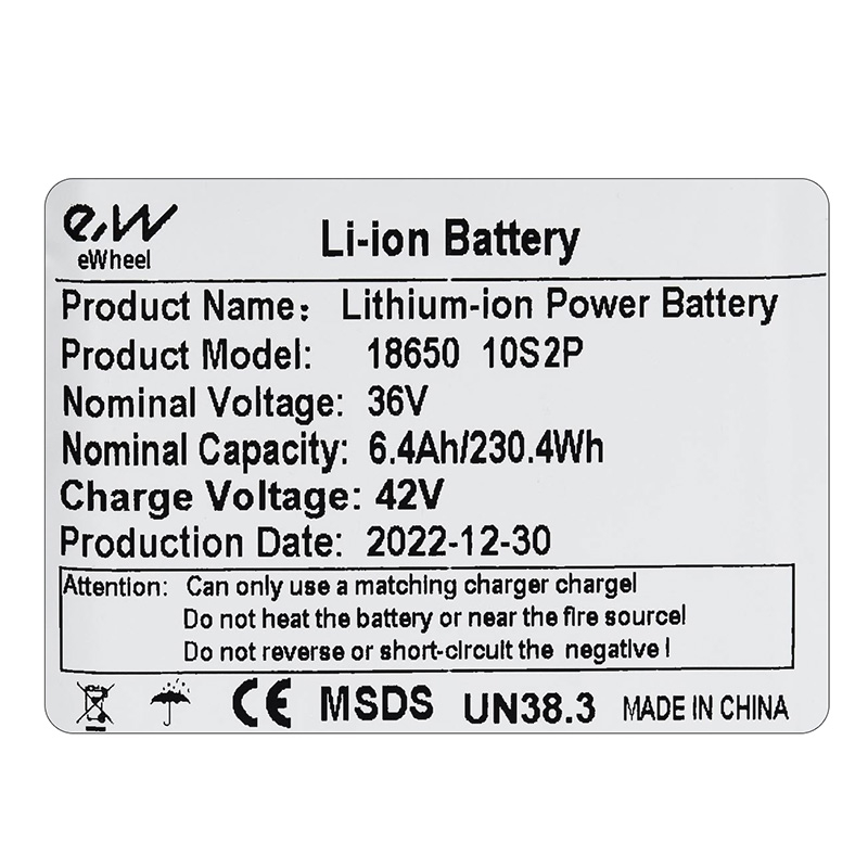 Ārējais akumulators elektriskajam skrejritenim 36v 6,4 Ah ar XT60 portu